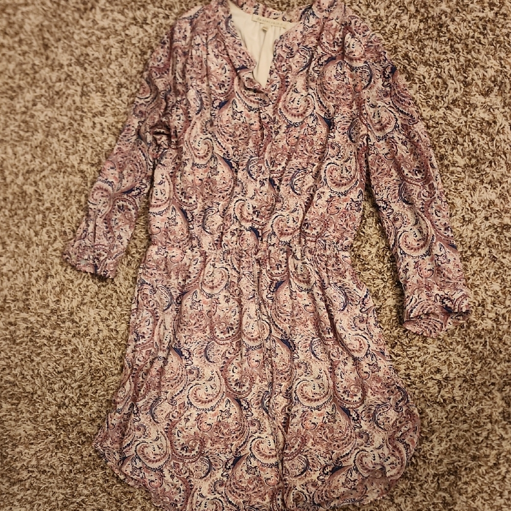 Paisley Print Women's Dress